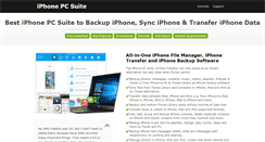 Desktop Screenshot of iphonepcsuite.com
